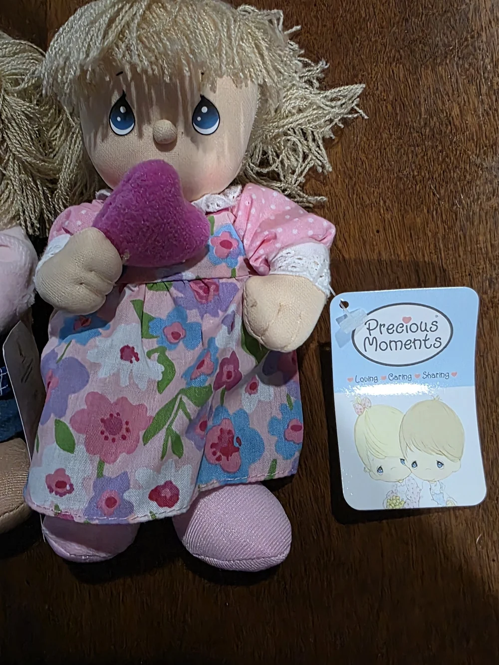 Precious Moments Pink-Heart Plush Doll - Pink Outfit